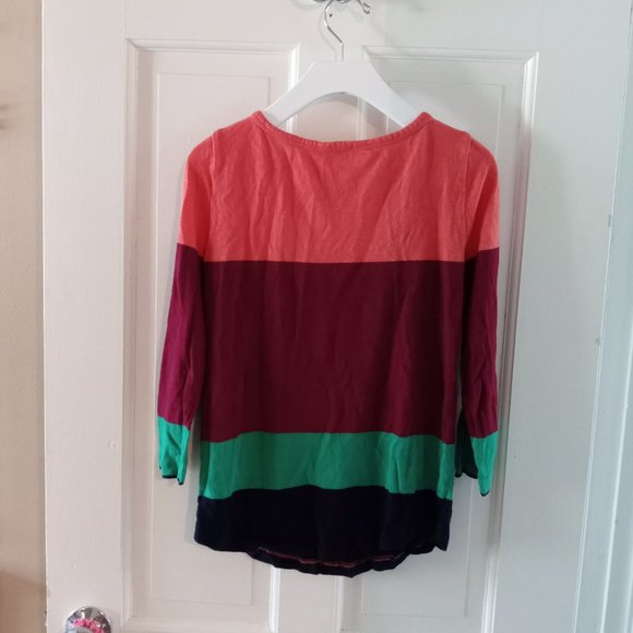 BUNDLE of J. crew colorblock shirt and free people ribbed tank - Picture 7 of 9
